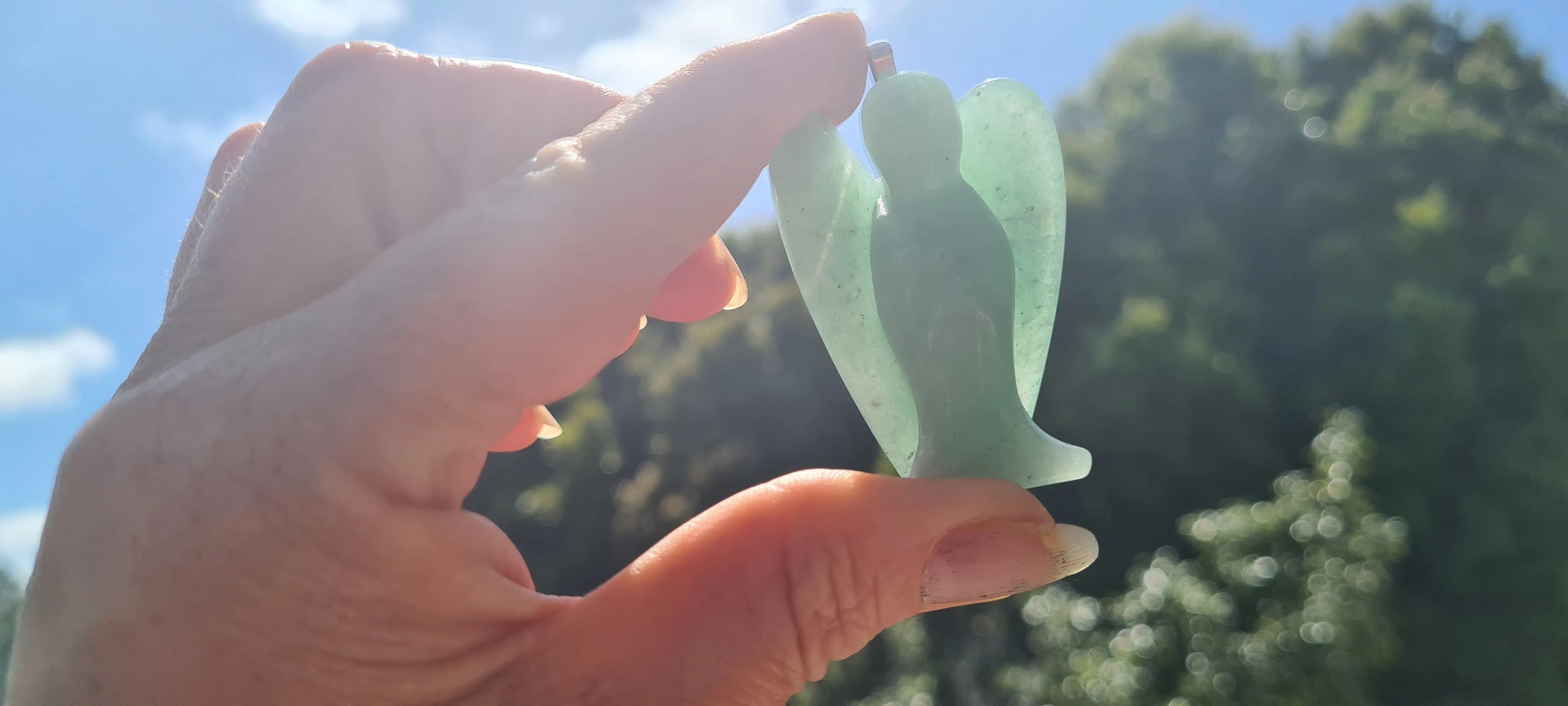 Sale💥LARGE CRYSTAL ANGEL PENDANTS-10 crystal types