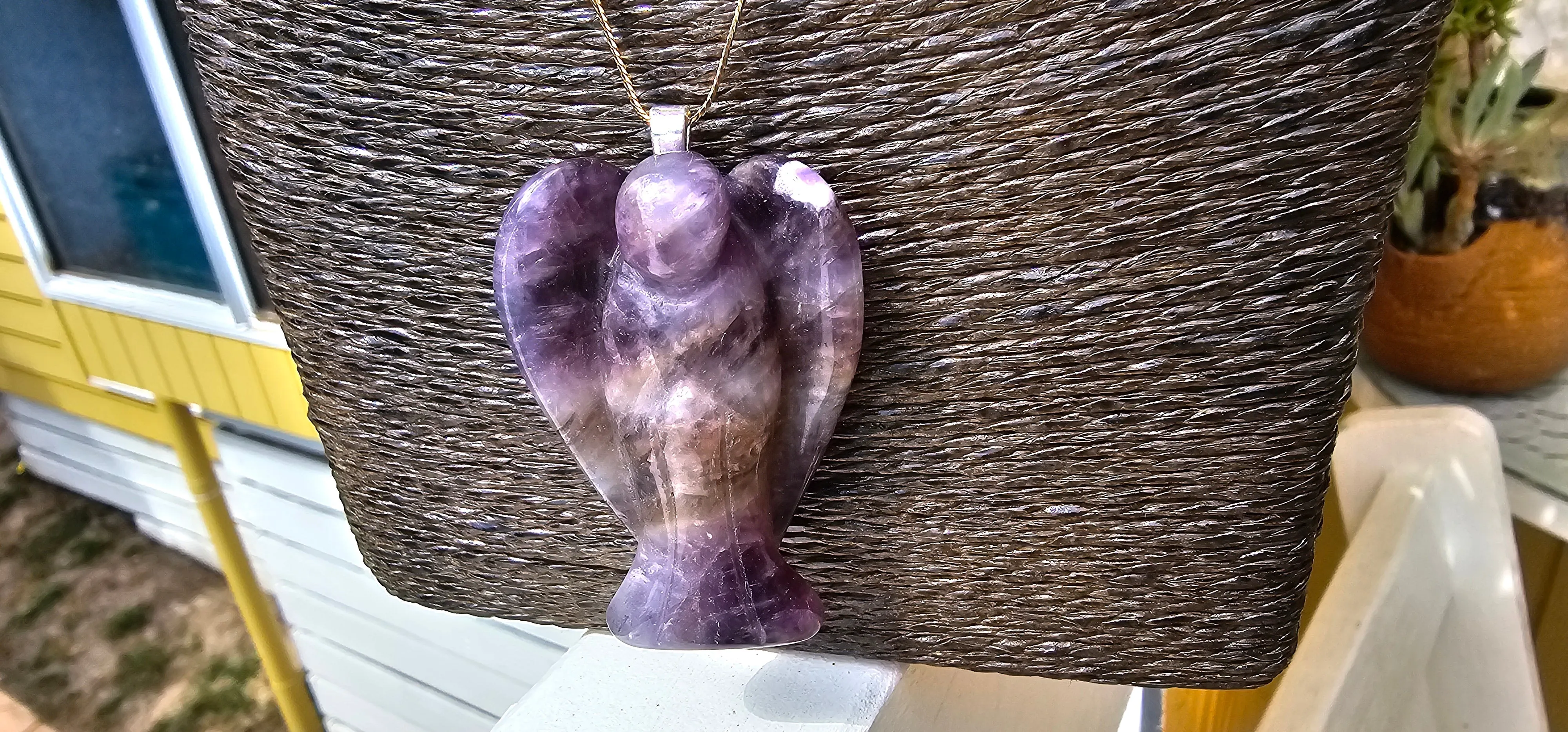 Sale💥LARGE CRYSTAL ANGEL PENDANTS-10 crystal types