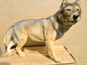 Sale💥REALISTIC LARGE WOLF FIGURINE