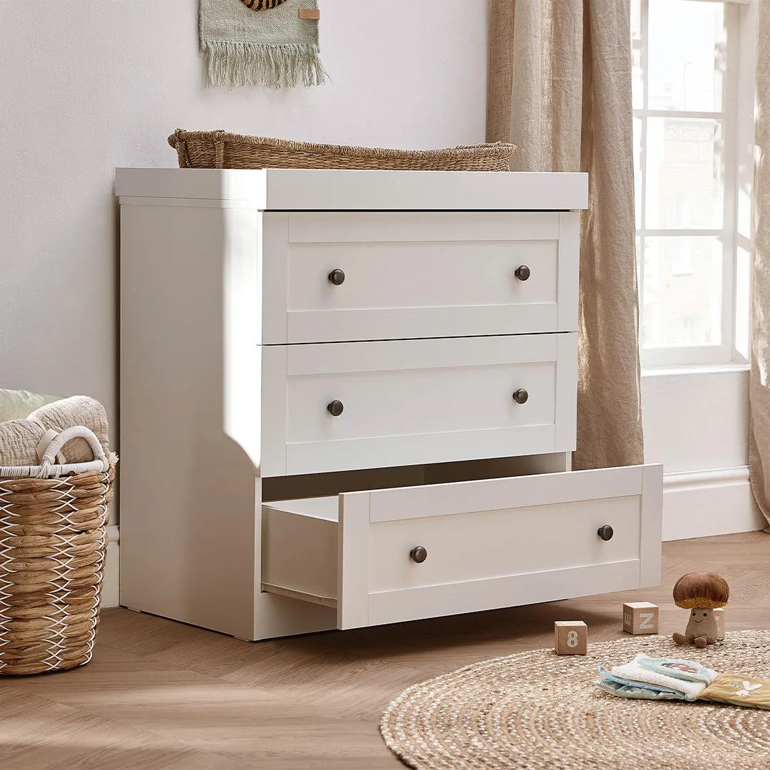 Silver Cross Bromley 3 Piece Room Set - White