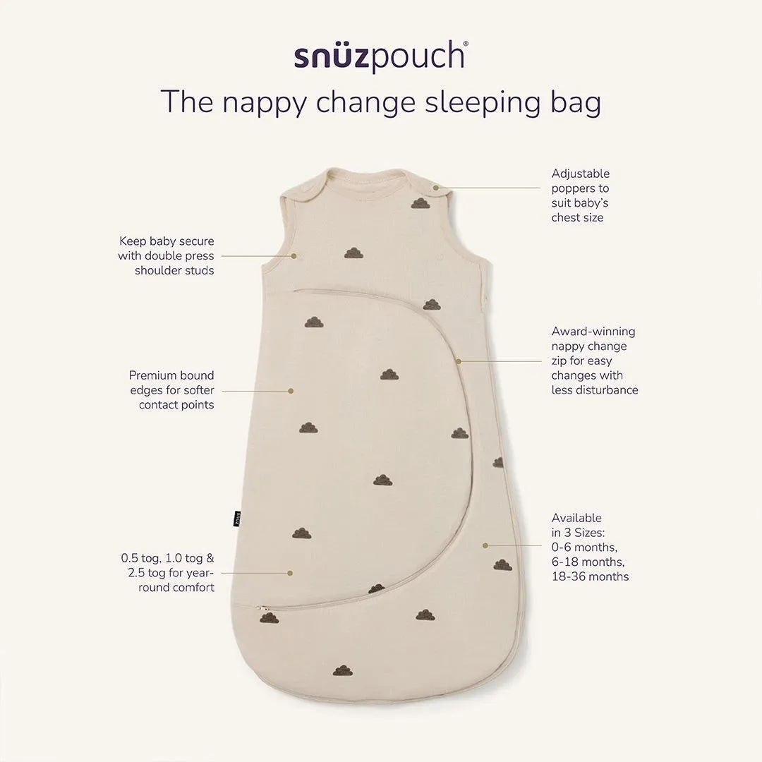 SnuzPouch Sleeping Bag 1.0 TOG - Sage Cross