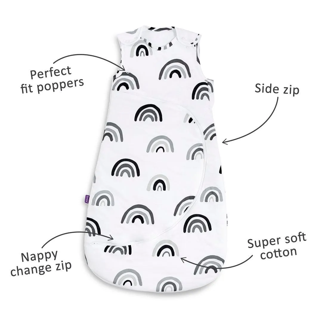 SnuzPouch Sleeping Bag - Mono Rainbow - TOG 2.5