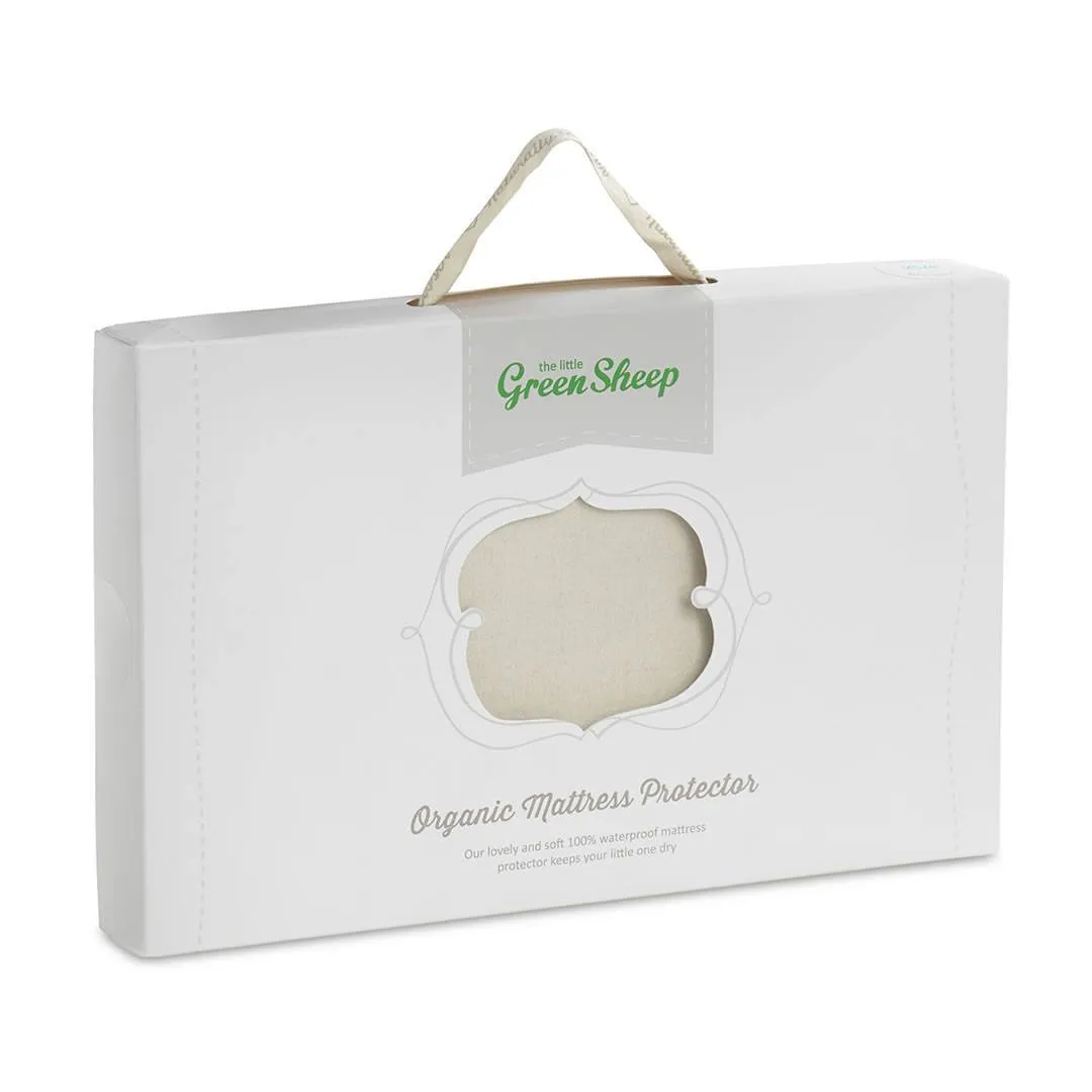 The Little Green Sheep - Organic Mattress Protector - Moses Basket 30x70cm